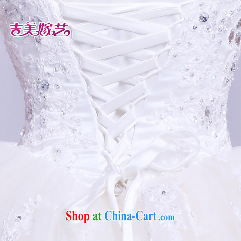 wedding dresses Jimmy married arts 2015 new erase chest Korean shaggy dress with HS 822 bridal wedding white L, Jimmy married arts, shopping on the Internet