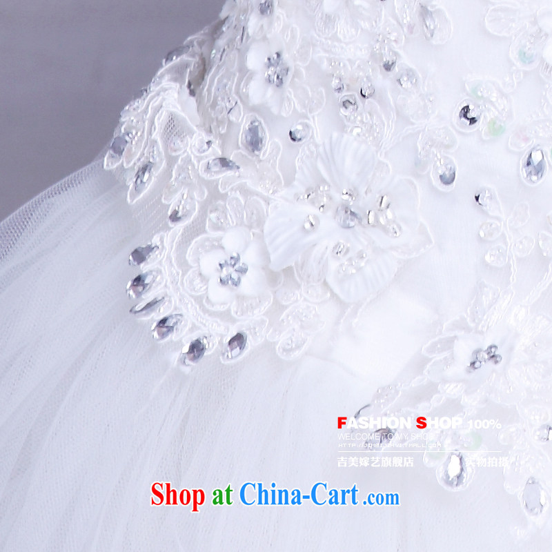 wedding dresses, marry us performing arts 2015 new strap with Korean version shaggy dress with 809 HS B wedding white XXL, Jimmy married arts, shopping on the Internet