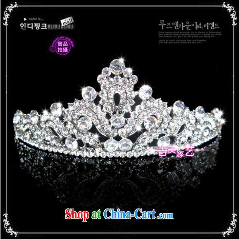 Bridal wedding dresses accessories accessories Korean-style Crown HG 6042 water drilling jewelry 2012 new marriage Crown color and ornaments