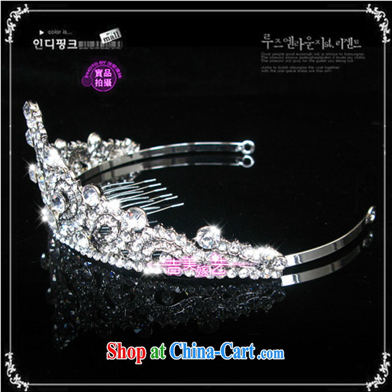 Bridal wedding dresses accessories accessories Korean-style Crown HG 6042 water drilling jewelry 2012 new marriage Crown color head-dress, and Jimmy married arts, shopping on the Internet
