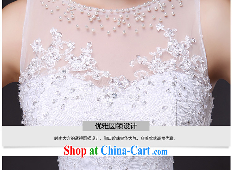 Tslyzm shoulders tail wedding 2015 new summer Korean white beauty wedding dresses bridal fluoroscopy round-collar lace wedding dress and tail, XXL pictures, price, brand platters! Elections are good character, the national distribution, so why buy now enjoy more preferential! Health