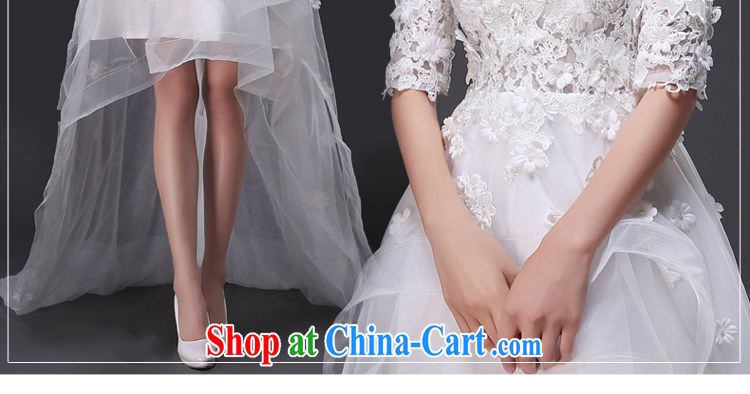 Before Tslyzm short long wedding dresses the tail of the Field shoulder 2015 new summer and autumn round-collar package in shoulder cuff lace wedding dress white XXL pictures, price, brand platters! Elections are good character, the national distribution, so why buy now enjoy more preferential! Health