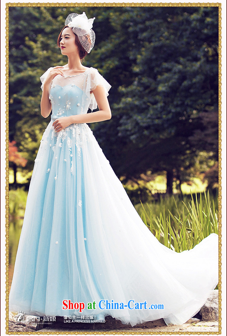 wedding dresses 2015 summer continental with wedding shoulders wedding tail 2611 blue DZ tailored the 20 per cent pictures, price, brand platters! Elections are good character, the national distribution, so why buy now enjoy more preferential! Health