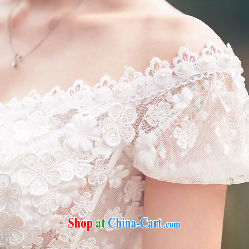 wedding dresses 2015 summer lace crowsfoot wedding shawl wedding long-tail 2608 white DZ tailored plus 20 per cent, of the bride, shopping on the Internet