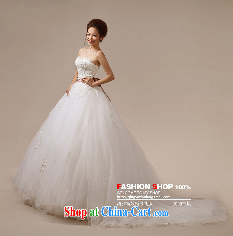 wedding dresses Jimmy married arts 2015 new erase chest Korean wedding canopy skirts tail HT 7122 bridal wedding white L pictures, price, brand platters! Elections are good character, the national distribution, so why buy now enjoy more preferential! Health