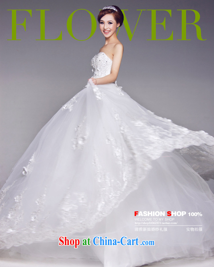 Jimmy married arts Korean version of the new Mary Magdalene, chest, flowers with bridal wedding dresses HS 744 bridal wedding white L pictures, price, brand platters! Elections are good character, the national distribution, so why buy now enjoy more preferential! Health