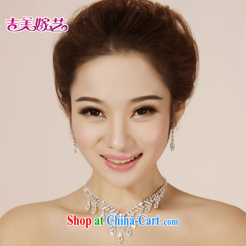 Bridal wedding dresses Accessories Kit Korean set link TL 107 water drilling jewelry 2015 new wedding package links White ear pin