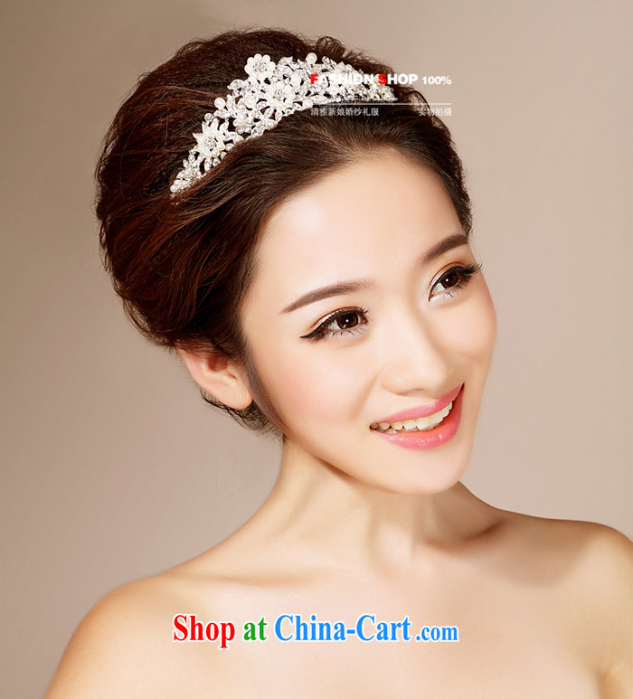 Bridal wedding dresses accessories 2015 new Korean-style head-dress HG 6121 water drilling jewelry marriage Crown white head-dress pictures, price, brand platters! Elections are good character, the national distribution, so why buy now enjoy more preferential! Health
