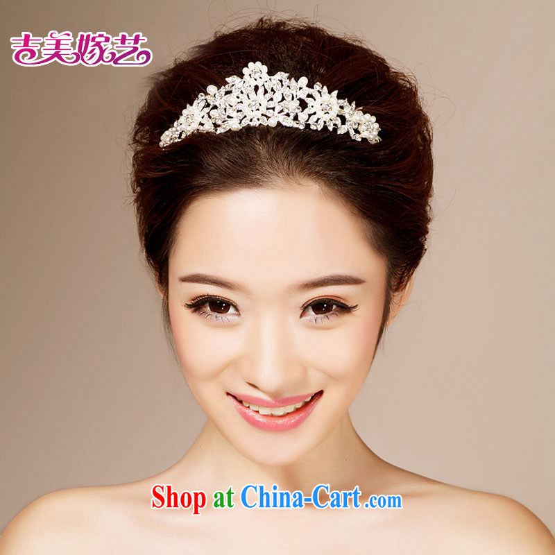 Bridal wedding dresses accessories 2015 new Korean-style head-dress HG 6121 water drilling jewelry marriage Crown white head-dress