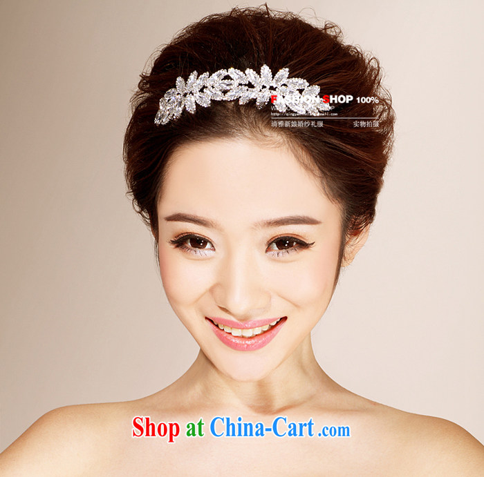 Bridal wedding dresses with Korean-style head-dress HG 6126 water drilling jewelry 2015 new marriage Crown white head-dress pictures, price, brand platters! Elections are good character, the national distribution, so why buy now enjoy more preferential! Health