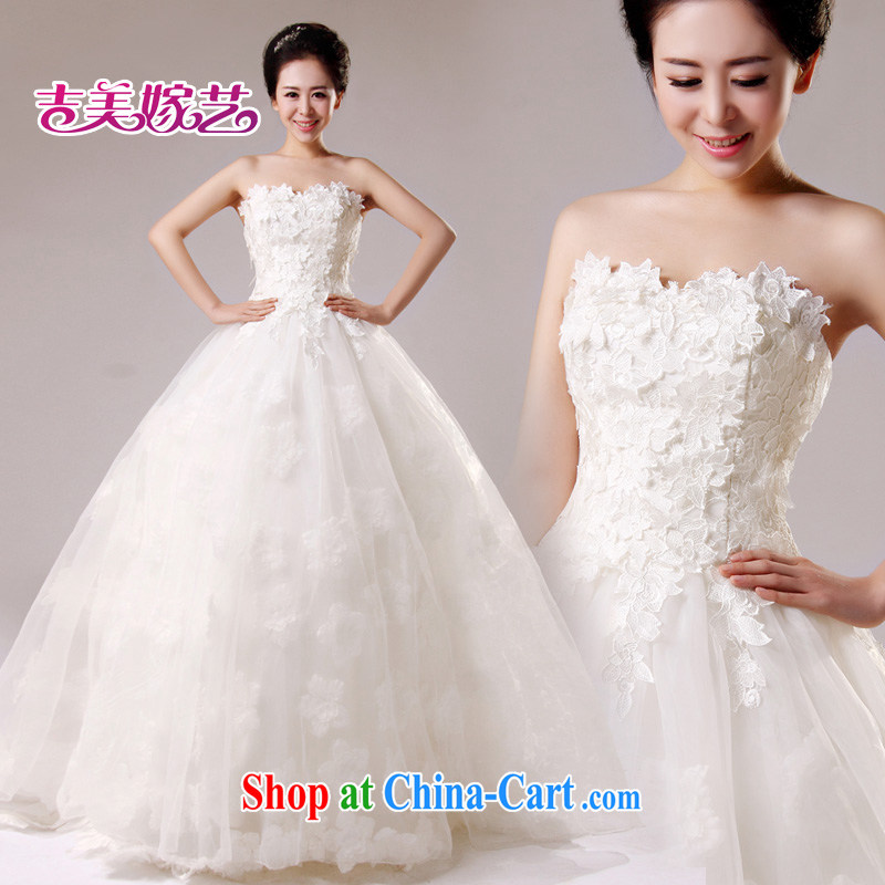 wedding dresses Jimmy married arts 2015 new erase chest shaggy skirts HS 7031 with bridal wedding white XL