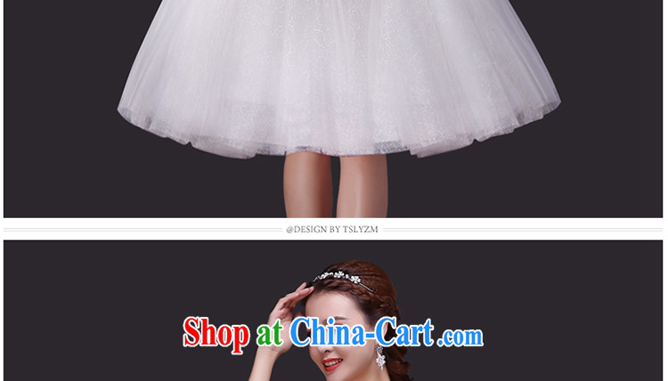 Tslyzm short wedding dresses summer 2015 new bride's round-collar double-shoulder lace Wedding Video thin gauze back exposed bowtie shaggy dress white XXL pictures, price, brand platters! Elections are good character, the national distribution, so why buy now enjoy more preferential! Health