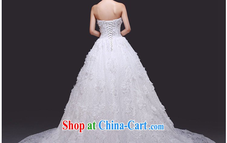 2015 Tslyzm new Mary Magdalene, chest and tail wedding summer bridal parquet drill take followers lace flowers wedding dresses skirt and white tail, XXL pictures, price, brand platters! Elections are good character, the national distribution, so why buy now enjoy more preferential! Health
