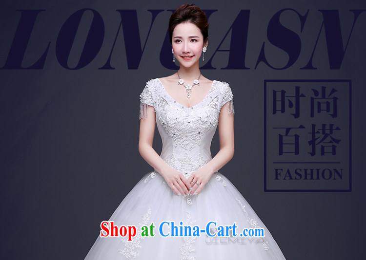 J. MIA upscale bridal wedding dresses 2015 New Field shoulder Korean fashion lace flowers graphics thin with wedding summer white XXL pictures, price, brand platters! Elections are good character, the national distribution, so why buy now enjoy more preferential! Health