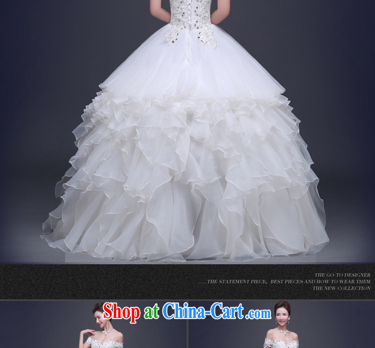 J. MIA wedding dresses 2015 new summer field shoulder with shaggy dress wedding shoulders the beauty, bridal wedding white XXL pictures, price, brand platters! Elections are good character, the national distribution, so why buy now enjoy more preferential! Health