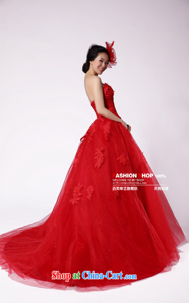 Neon bridal 2015 new lace vera wang Wang Wei HT 999 tail Red video thin wedding dresses red M pictures, price, brand platters! Elections are good character, the national distribution, so why buy now enjoy more preferential! Health