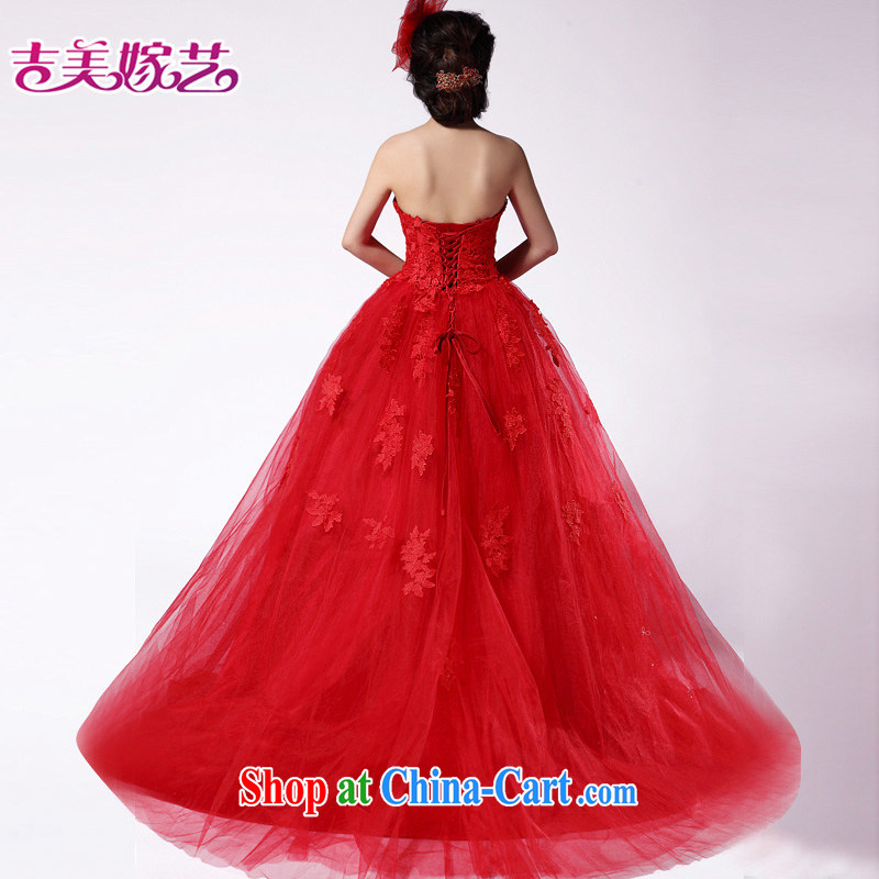 Neon bridal 2015 new lace vera wang Wang Wei HT 999 tail Red video thin wedding dresses red M, Jimmy married arts, shopping on the Internet