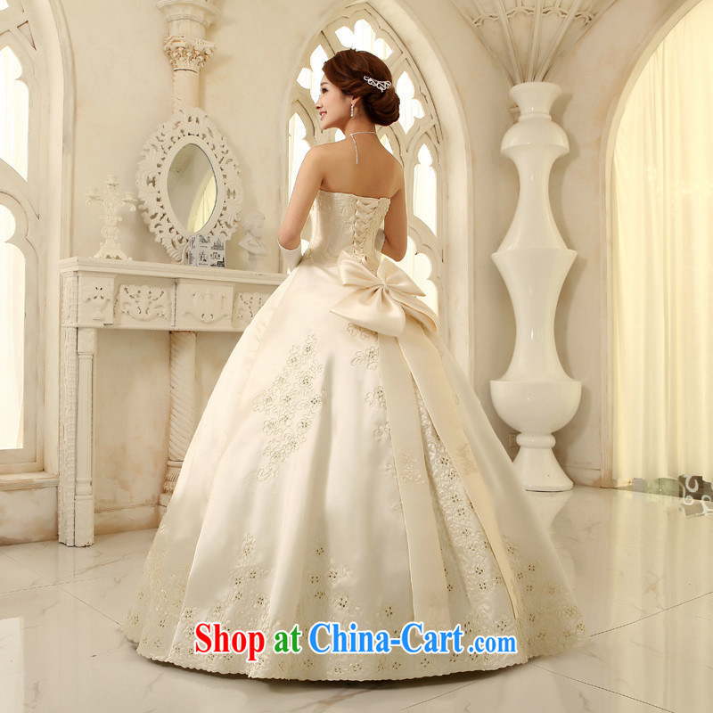 Love so Peng 2015 new wedding Korean-style with bare chest wedding dresses Korean sweet Princess shaggy dress summer wedding dresses red customers to size the do not return, love so Pang (AIRANPENG), online shopping