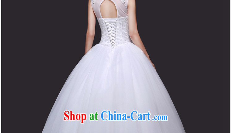 Tslyzm marriages wedding white with canopy Princess skirts 2015 new summer round-collar double-shoulder lace wedding dress home yarn white XXL pictures, price, brand platters! Elections are good character, the national distribution, so why buy now enjoy more preferential! Health