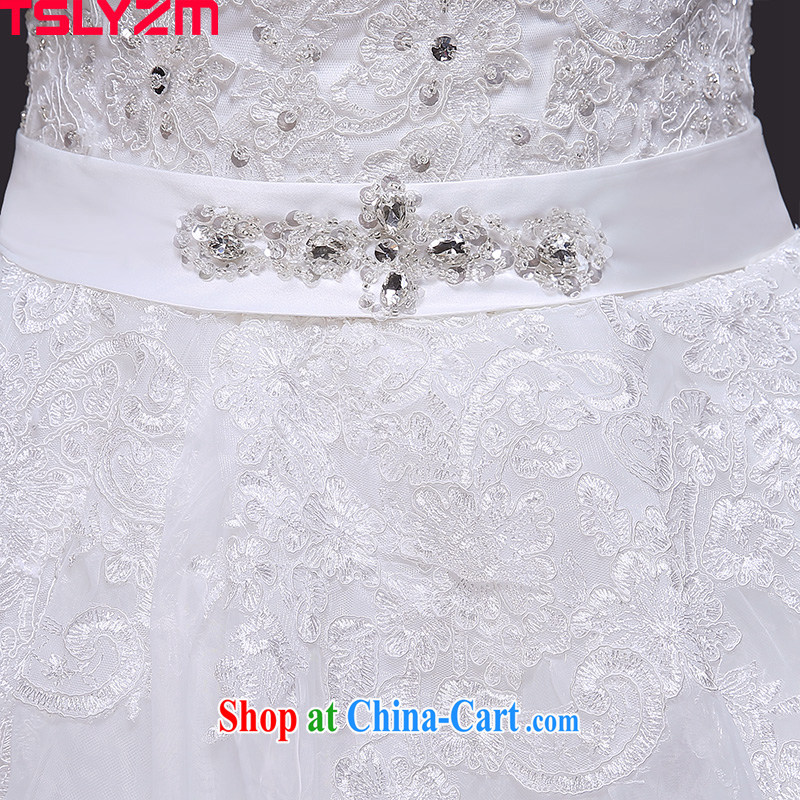 A Tslyzm field shoulder wedding dresses the tail 2015 new summer and autumn marriages long-sleeved lace Korean video thin wedding canopy skirts to align paragraph XXL, Tslyzm, shopping on the Internet