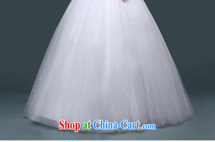 Tslyzm bridal wedding dresses 2015 new fluoroscopy shoulders with wedding dresses Korean video thin-waist white Pearl Princess shaggy dress summer white XXL pictures, price, brand platters! Elections are good character, the national distribution, so why buy now enjoy more preferential! Health