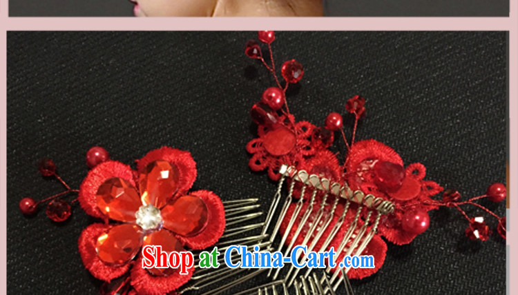 (Quakers, 2015 bridal wedding dresses accessories bridal head-dress necklace earrings 3-Piece Korean water drilling red bridal jewelry necklace earrings pictures, price, brand platters! Elections are good character, the national distribution, so why buy now enjoy more preferential! Health