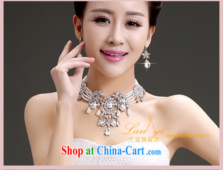 (Quakers, bride wedding dresses accessories bridal head-dress Crown necklace earrings 3 piece set Korean water drilling bridal jewelry 2015 3-piece set of pictures, price, brand platters! Elections are good character, the national distribution, so why buy now enjoy more preferential! Health