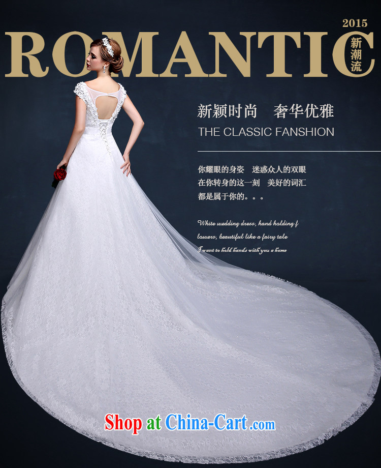 wedding dresses 2015 summer new Korean shoulders flowers larger graphics thin marriages tail wedding dresses white XXL (waist 2.4) pictures, price, brand platters! Elections are good character, the national distribution, so why buy now enjoy more preferential! Health