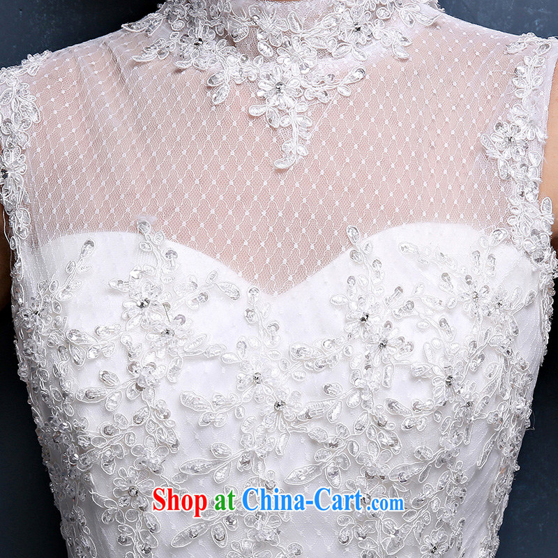 The field shoulder crowsfoot-tail wedding dresses 2015 summer Korean brides is also lace the code strap back exposed wedding white XXL (waist 2.4) and Mrs Alexa Lam, and, shopping on the Internet