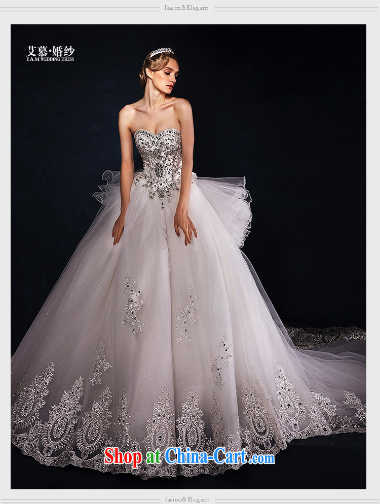 On the wedding dresses new 2015 Spring and Winter Wipe glass chest lace long-tail flash Diamond Wedding luxury edition tailored pictures, price, brand platters! Elections are good character, the national distribution, so why buy now enjoy more preferential! Health