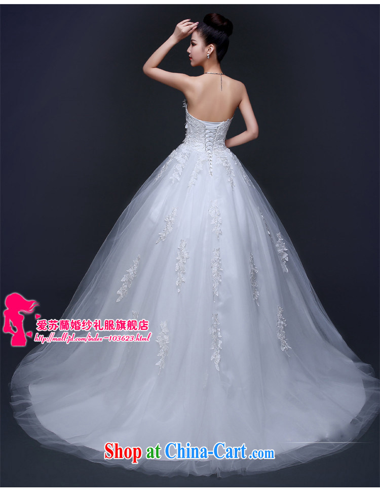 wedding dresses new 2015 red white long-tail marriage bridal lace bare chest wedding beauty spring and summer white. size does not return not for pictures, price, brand platters! Elections are good character, the national distribution, so why buy now enjoy more preferential! Health