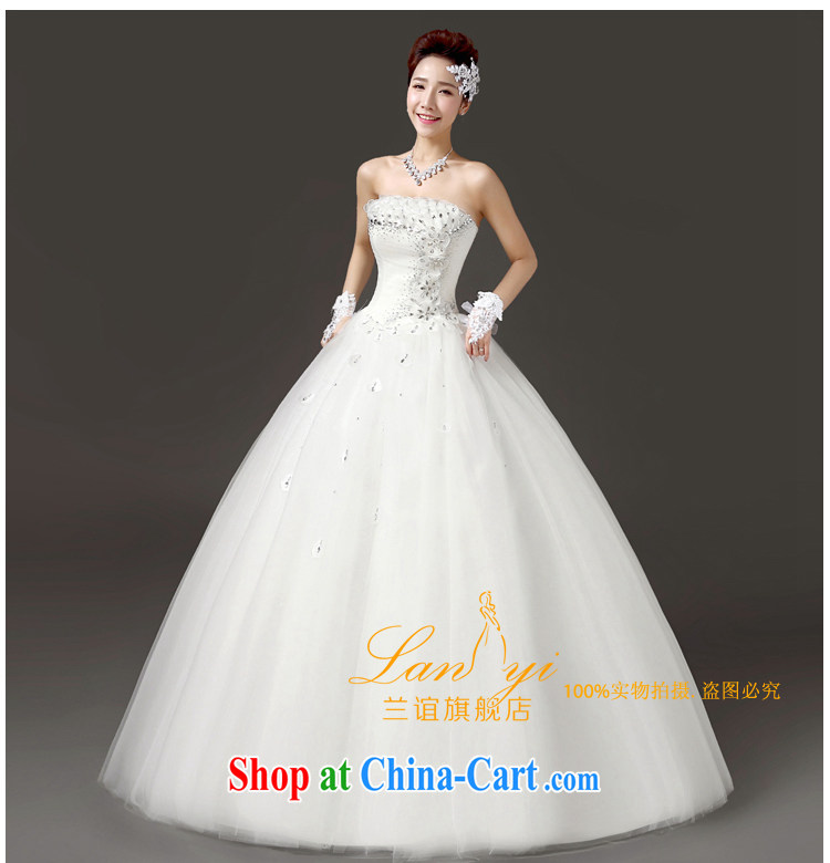 Friends, summer 2015 new bridal wedding dresses Korean water drilling erase chest graphics thin wedding wedding white with shaggy skirt wedding dress white. Do not support refund pictures, price, brand platters! Elections are good character, the national distribution, so why buy now enjoy more preferential! Health