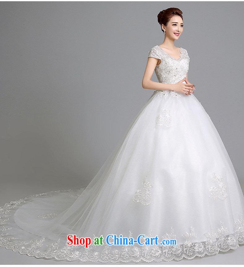 Sophie than AIDS summer 2015 new wedding dress dress white, long-tail strap wedding shoulders V collar bridal wedding dresses female white XXL pictures, price, brand platters! Elections are good character, the national distribution, so why buy now enjoy more preferential! Health