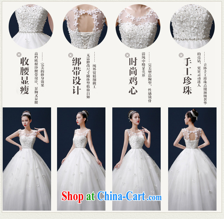 Bridal wedding dresses shoulders 2015 new summer fashion Korean sweet graphics thin with lace retro strap drill white. size does not return not-for-pictures, price, brand platters! Elections are good character, the national distribution, so why buy now enjoy more preferential! Health