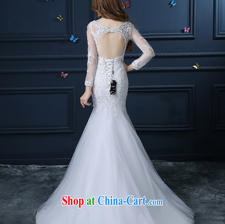wedding dresses 2015 new, Mr Ronald ARCULLI crowsfoot tail wedding long-sleeved video thin cultivating a field shoulder white XXL pictures, price, brand platters! Elections are good character, the national distribution, so why buy now enjoy more preferential! Health