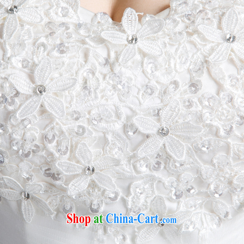 Impression Leigh 2015 new wedding dresses flowers lace retro tied with Korean Princess sweet wiped his chest, wedding beauty graphics thin S, impressive lady, shopping on the Internet