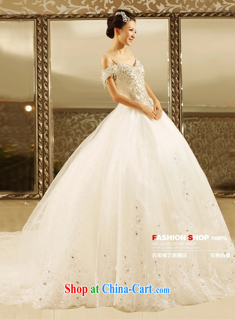 wedding dresses, marry us arts 2015 New Field shoulders Princess skirt water drill tail HT 7106 bridal wedding white XL pictures, price, brand platters! Elections are good character, the national distribution, so why buy now enjoy more preferential! Health