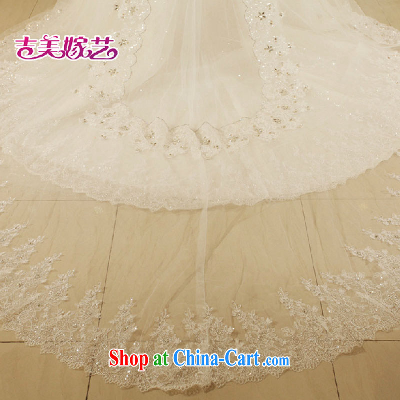 wedding dresses, marry us performing arts 2015 New Field double-shoulder Princess skirt water drill tail HT 7106 bridal wedding white XL, Jimmy married arts, shopping on the Internet