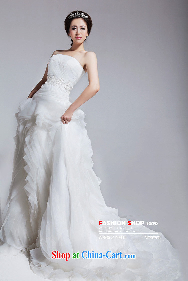 wedding dresses Jimmy married arts 2015 new Chelsea Wang Wei New Romantic softness HT 641 bridal wedding white XXXL pictures, price, brand platters! Elections are good character, the national distribution, so why buy now enjoy more preferential! Health
