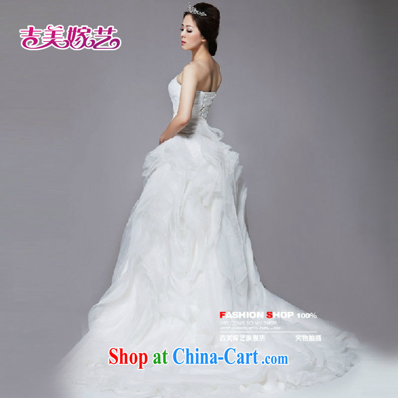 wedding dresses, marry us performing arts 2015 new Chelsea Wang Wei New Romantic softness HT 641 bridal wedding white XXXL, Jimmy married arts, shopping on the Internet
