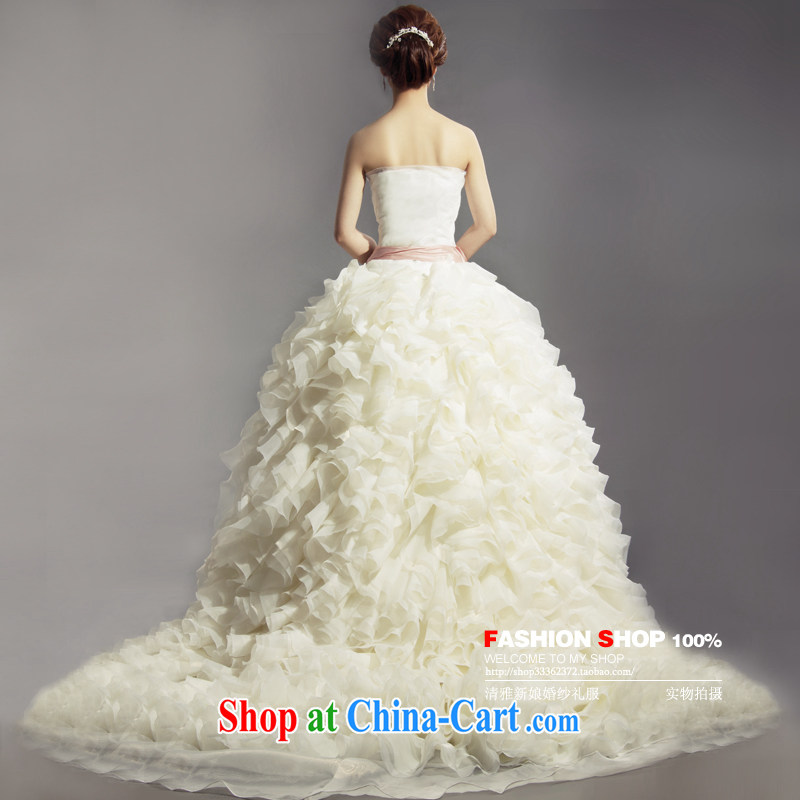 Jimmy married art vera wang Wang Wei-tail wedding dresses only HS 639 graphics thin 2015 new wedding white XXL, Jimmy married arts, shopping on the Internet