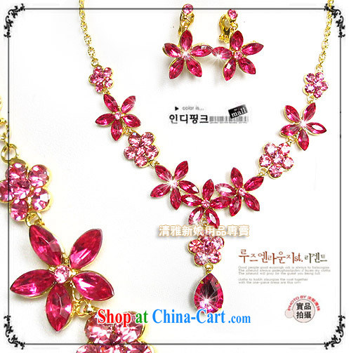 Bridal jewelry/bridal suite Link/link/flowers Kit link TL 0218 bridal suite link red ear clip pictures, price, brand platters! Elections are good character, the national distribution, so why buy now enjoy more preferential! Health
