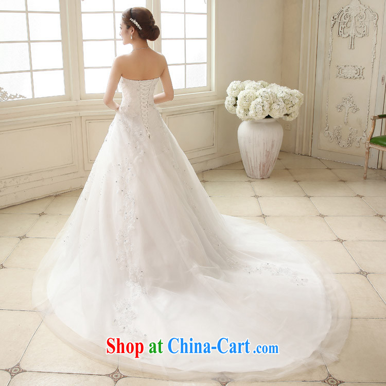 High quality wedding dresses new 2015 spring bridal graphics thin beauty chest bare the tail inserts drill the Pearl strap wedding package mail B, drag and drop waist, approximately 2 M XL pictures, price, brand platters! Elections are good character, the national distribution, so why buy now enjoy more preferential! Health