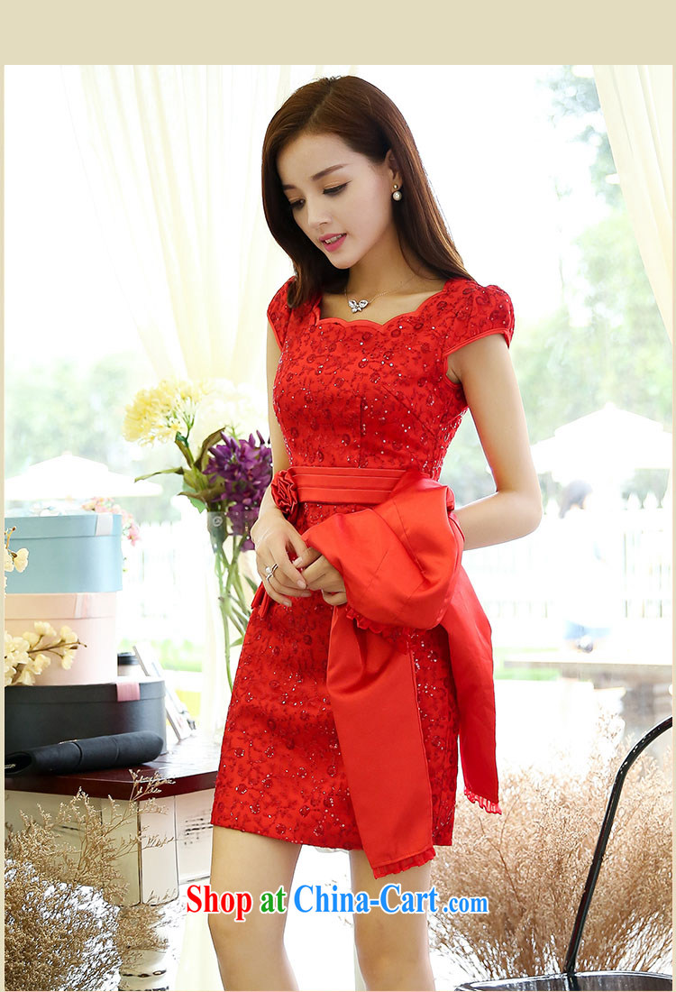 OVBE Korean version 2015 spring loaded new beauty video thin dress skirt Set Style fashion the waist Evening Dress wedding two-piece female Red XL pictures, price, brand platters! Elections are good character, the national distribution, so why buy now enjoy more preferential! Health