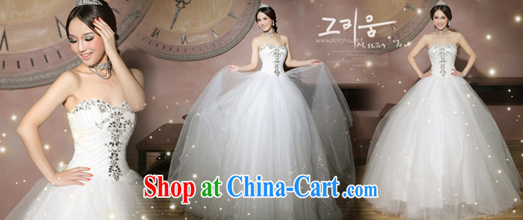 wedding dresses Jimmy married arts Korean New chicken heart drilling spend HS 6003 graphics thin with shaggy wedding dresses white XXXL pictures, price, brand platters! Elections are good character, the national distribution, so why buy now enjoy more preferential! Health