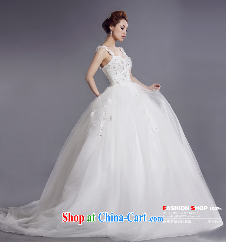 Jimmy married arts Korean version of the new dual-shoulder flowers bridal wedding dresses HS 777 bridal wedding white XXL pictures, price, brand platters! Elections are good character, the national distribution, so why buy now enjoy more preferential! Health