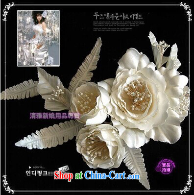 Bridal jewelry/bridal dresses dresses with jewelry and flowers and ornaments White Rose lovers, B TH 2048 bridal white head-dress pictures, price, brand platters! Elections are good character, the national distribution, so why buy now enjoy more preferential! Health