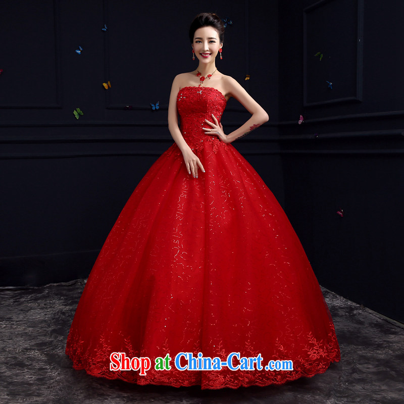 7-Color 7 tone Korean version summer 2015 New Red marriages with cultivating graphics thin lace the code binding with shaggy dress wedding H 079 red tailored (final), 7 color 7 tone, shopping on the Internet