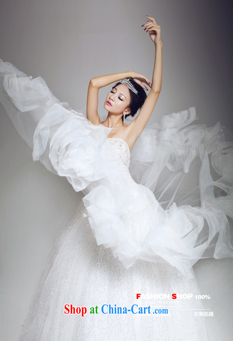 wedding dresses Jimmy married arts new Korean Princess wedding chest bare 666 graphics thin with bridal wedding tail XL pictures, price, brand platters! Elections are good character, the national distribution, so why buy now enjoy more preferential! Health