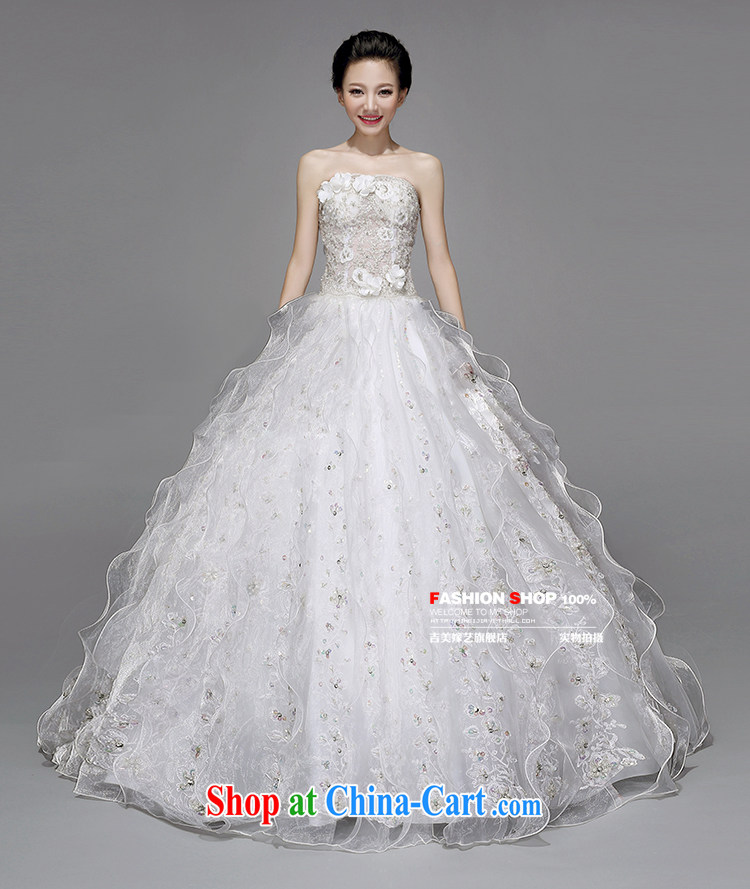 wedding dresses Jimmy married arts 2015 new erase chest Korean shaggy dress beauty with AS 211 bridal wedding white XXXL pictures, price, brand platters! Elections are good character, the national distribution, so why buy now enjoy more preferential! Health